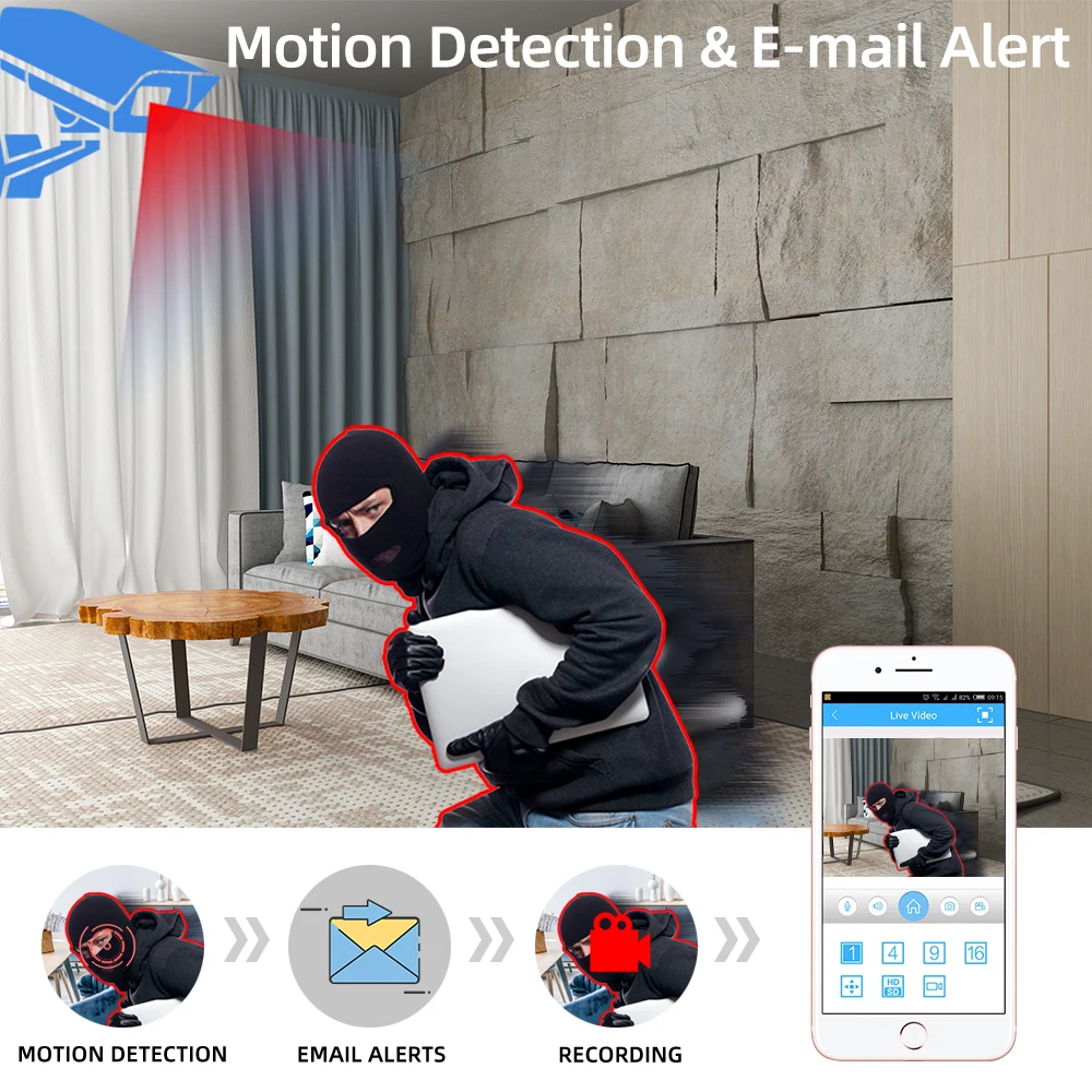 5MP Bullet IP Camera Outdoor Security Camera 40m Color Night Vision With Two -Way Audio Motion Alarm IP66 H.265 Tuya Smart Life