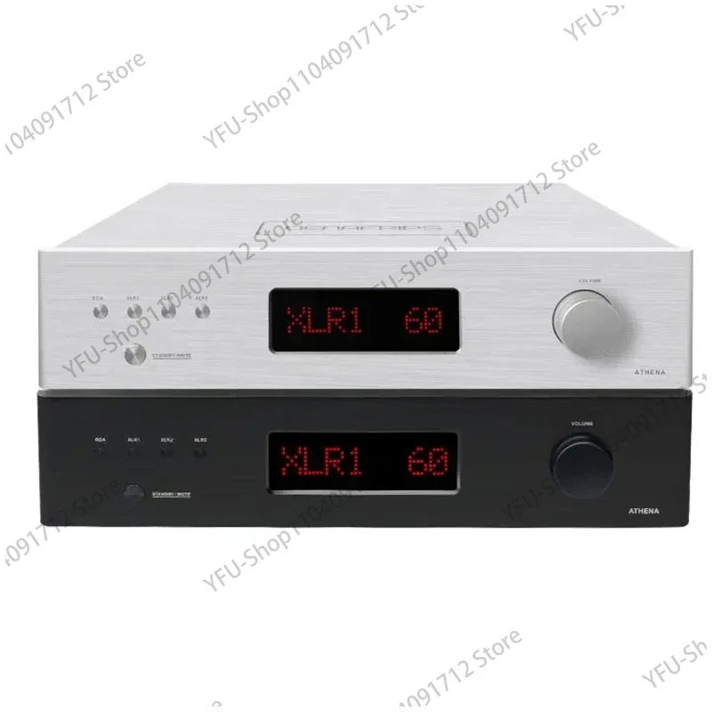 

12Th Class A Balanced - Pre Amp Preamp Amplifier Line Stage 60 Steps RCA XLR Input Output