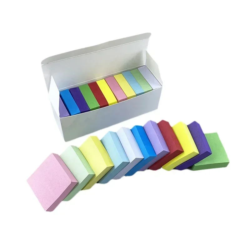 Lot de 11 blocs-notes adhésifs fluorescents, autocollants pour agenda, bloc-notes mémo pour fournitures scolaires et de bureau, kawaii