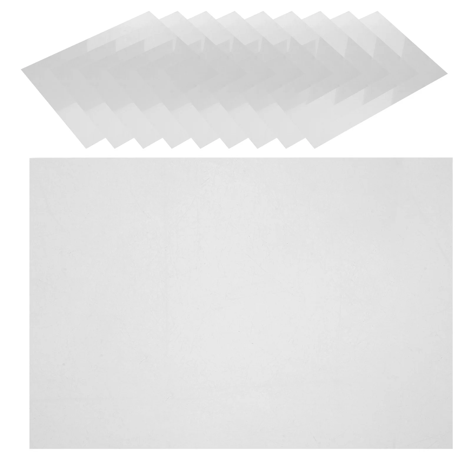 10Pcs Transparent Acetate Sheets Clear Flexible Craft Film for Card Making Cake Wrap Scrapbooking Mixed Media Art Projects Heat