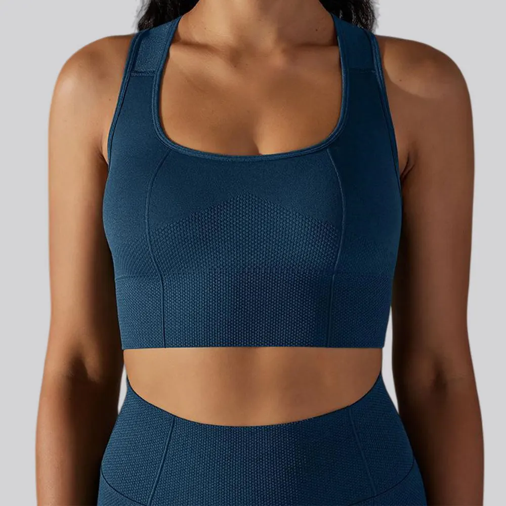 

Women's Sports Tank Top Removable Chest Pad Push Up Fitness Bra Workout Halter Top Activewear Sexy Seamless Yoga Vest Underwear