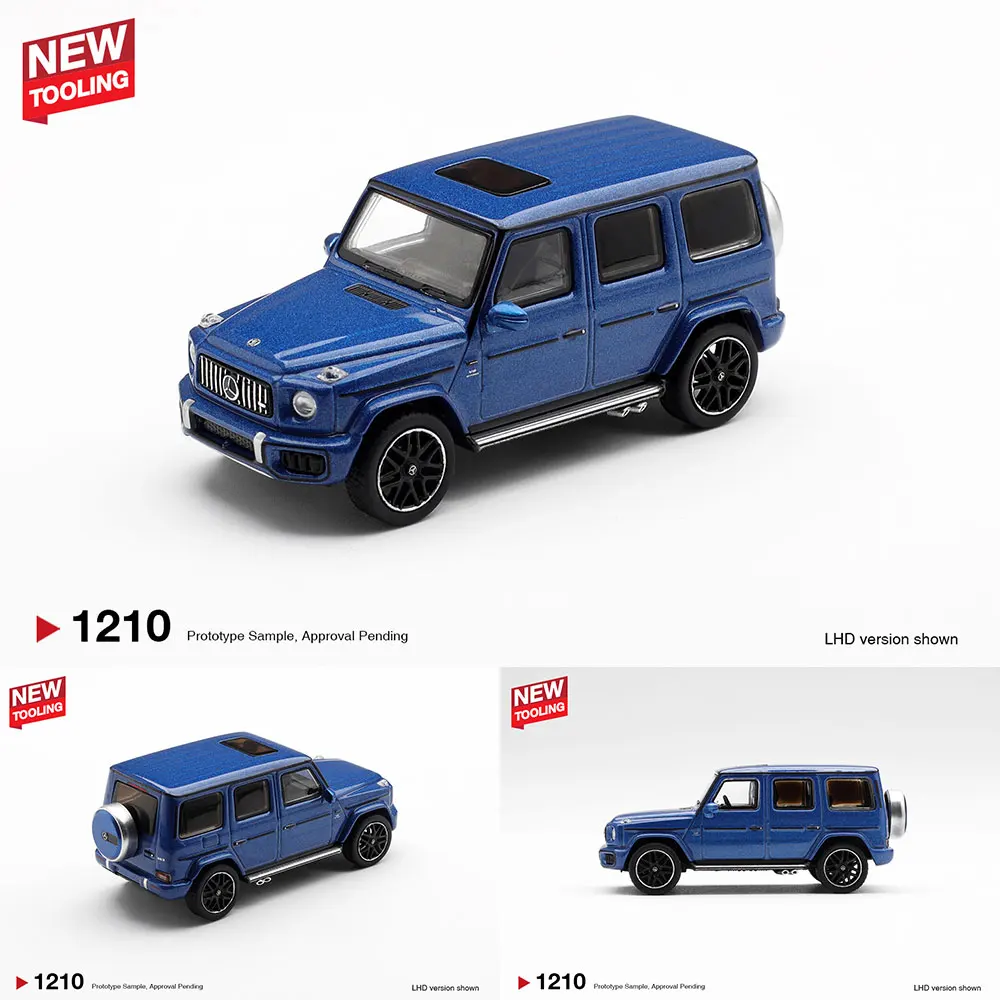 

Presale MINIGT 1/64 Mercedes-AMG G 63 Dark Blue Metallic Diecast Model Car High Performance Model Gift for Boys Adults