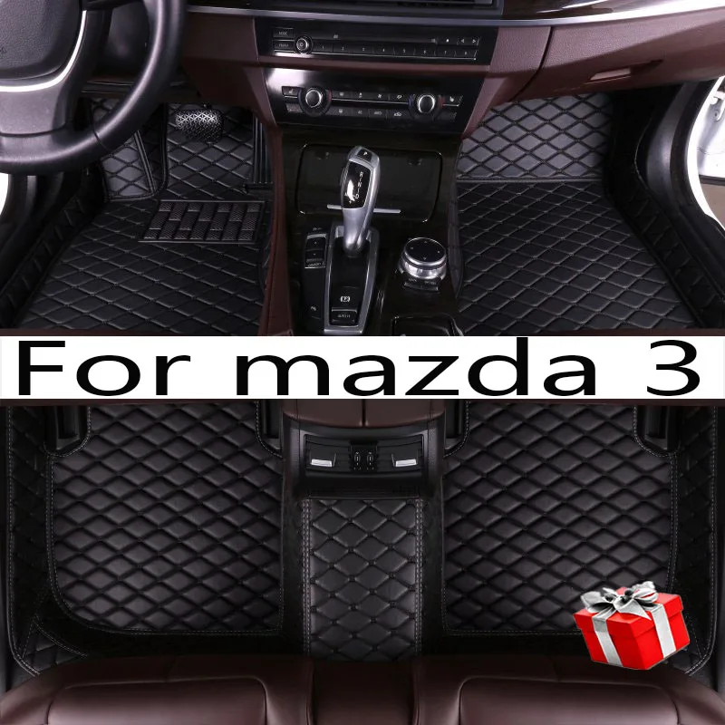 

Car floor mats for mazda 3 2010 2011 2012 2013 Custom Auto Foot Pads Automobile Carpet Cover Interior Accessories