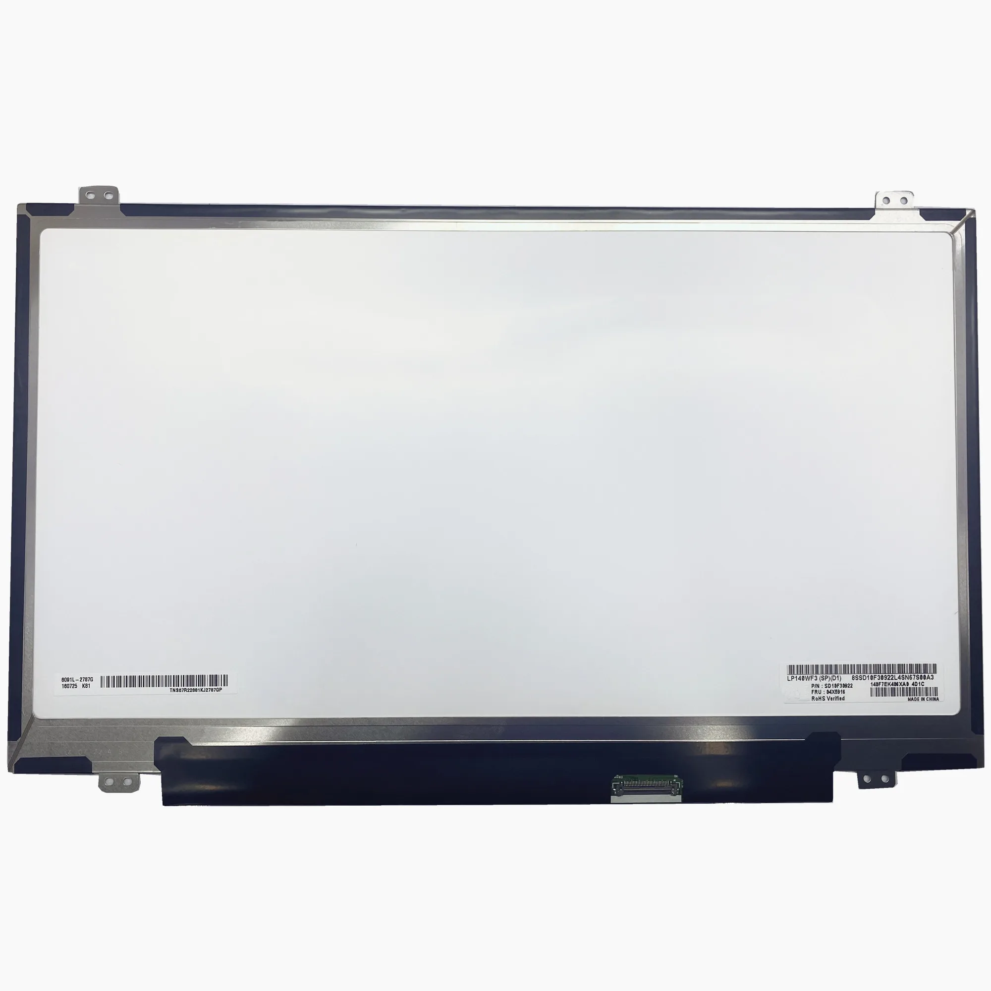 

LP140WF3-SPD1 LP140WF3 SPD1 14.0'' IPS Laptop LCD Screen Panel Matrix 1920*1080 EDP 30 PINS 72% NTSC