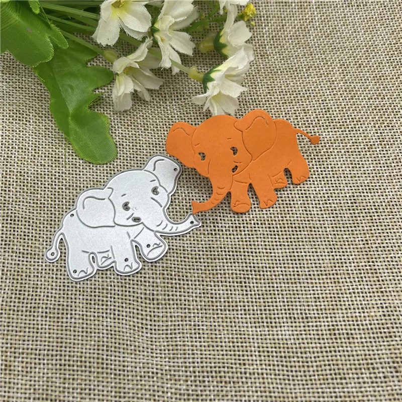 Elephant Models metal cutting dies  mold Round hole label tag Scrapbook paper craft knife mould blade punch stencils dies