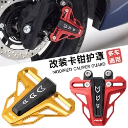 Chekis Motorcycle Modification Accessories Are Suitable for Yamaha Nvx155 Aerox155 Front Wheel Brake Caliper Protective Cover Brake Pump Anti-Collision Protective Cover Aluminum Alloy
