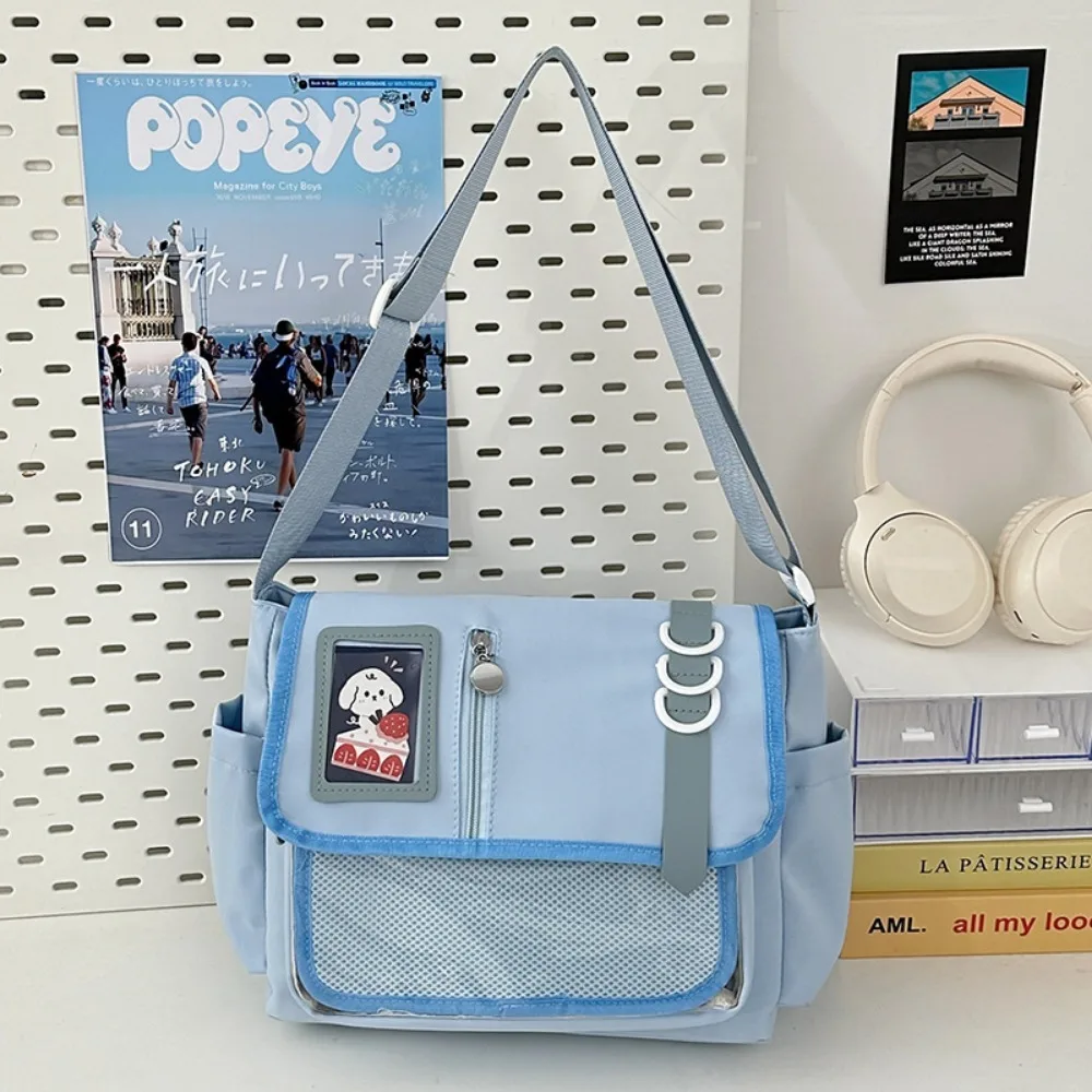 

2024 Y2K Transparent Crossbody Bag Waterproof Japanese JK Ita Bag Teenage Girls DIY Display Plate Harajuku School Bags