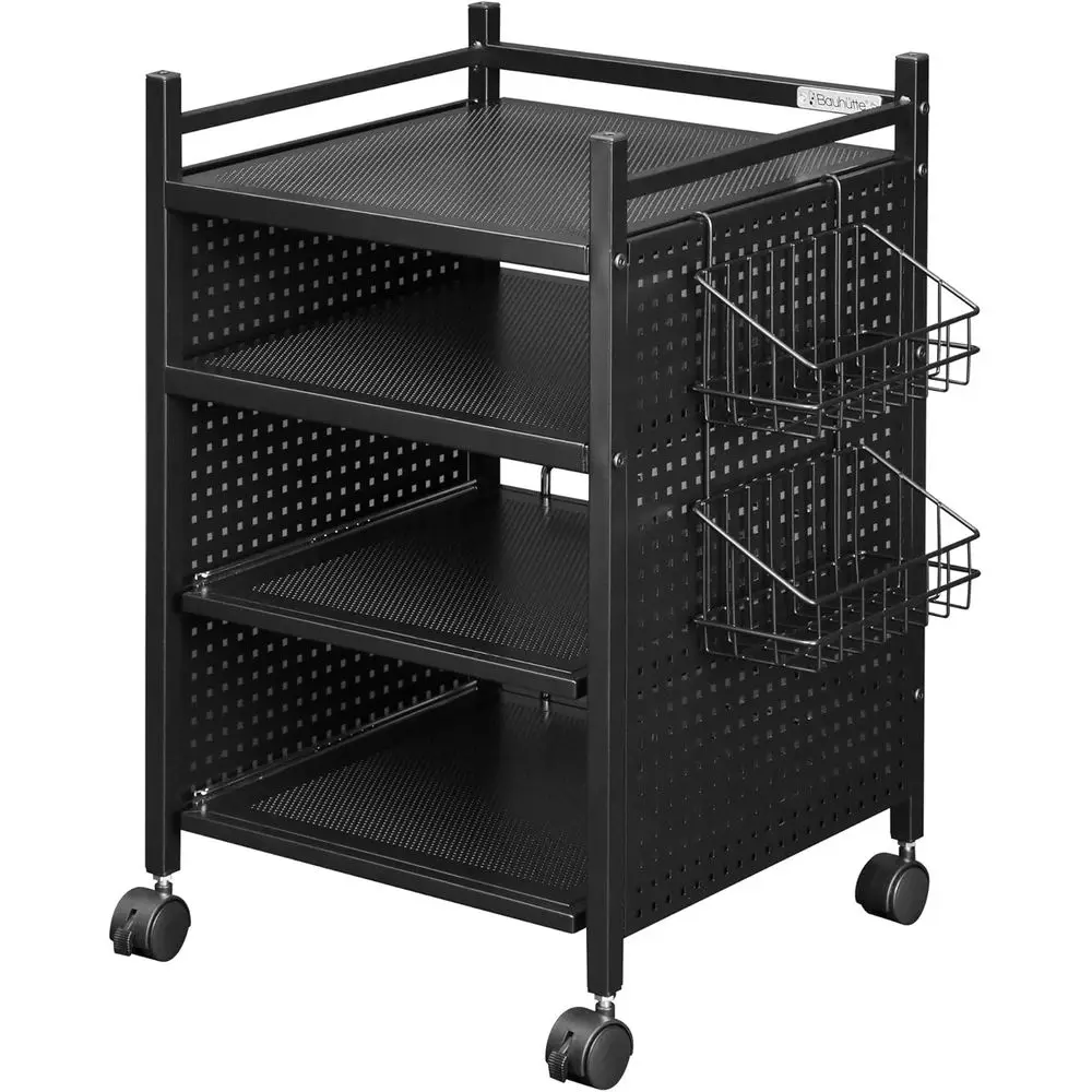 

Черная выдвижная подставка для хранения игровых аксессуаров Bauhutte BHS-380G-BK, 15.6 x 14.6 x 24.2