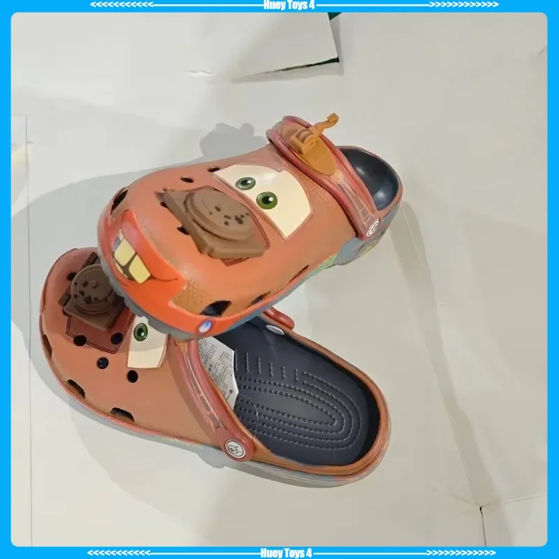 Adult Cartoon Mater Slippers Cars Shoes Outdoor Sandals Cute Figurine Anime Trailer Character Cave Shoes Sandals Eva Shoes Gift