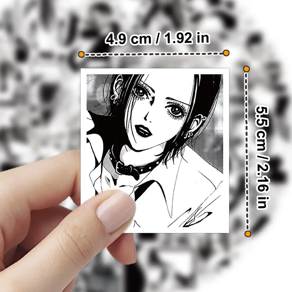 30/60/180p Anime NANA Stickers Cool Graffiti Decals DIY Decoration For Phone Laptop Stationery PVC Waterproof Sticker Toys Gift