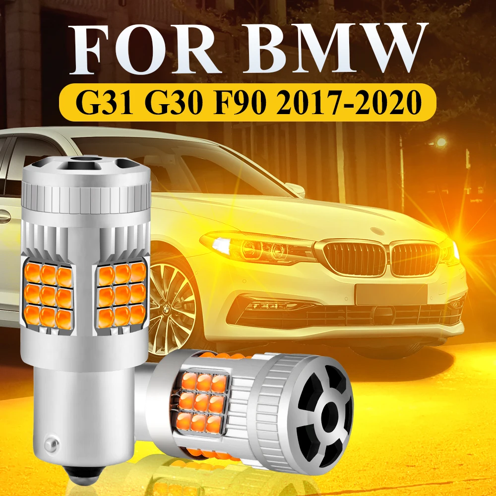 

For BMW G31 G30 F90 2017 2018 2019 2020 Front Turn Signal LED Light Blinker Bulbs 5-Series 530d 520d 540i 530i 520i Accessories