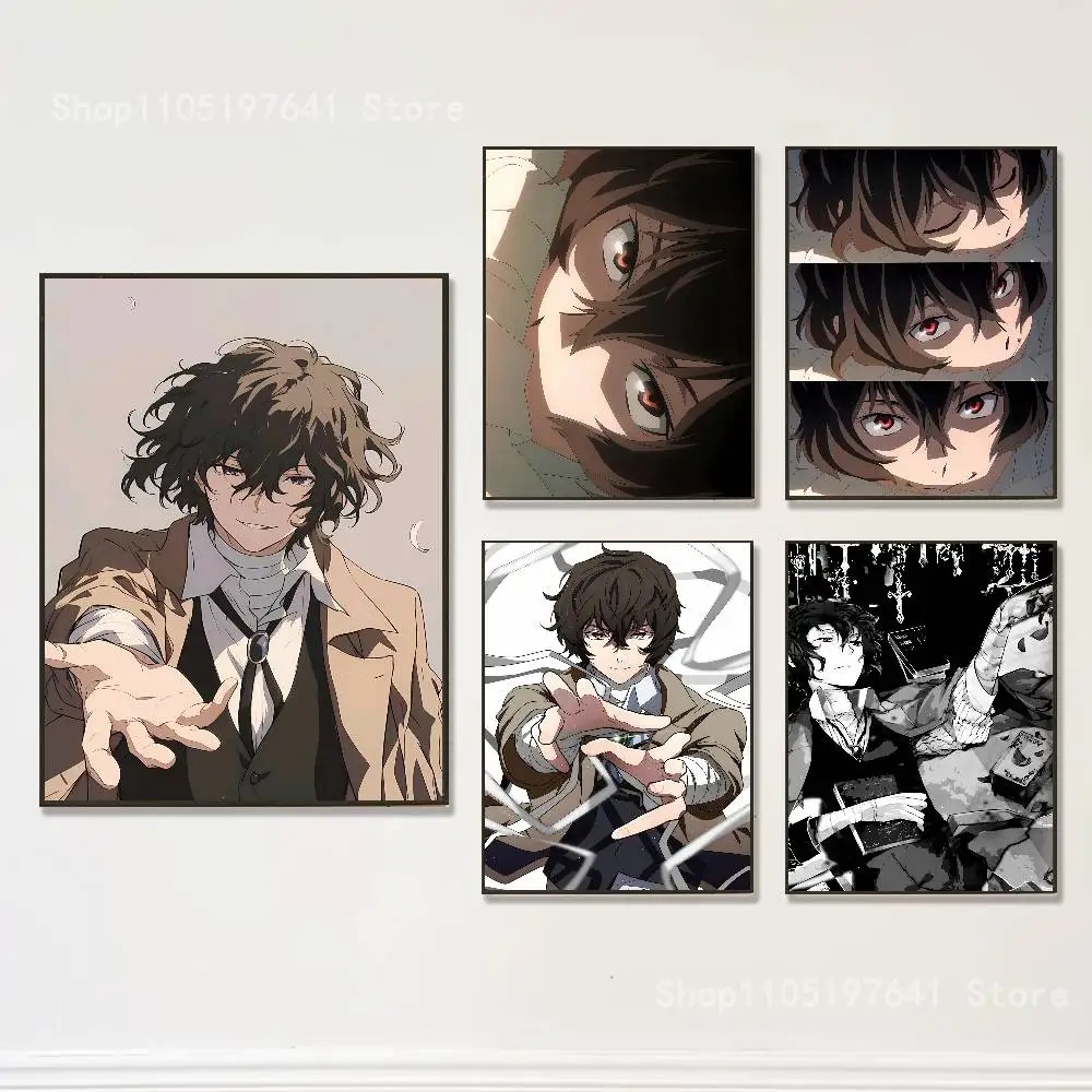 

Anime O-Osamu Dazaies Poster Multi-Purpose Wall Art for Living Room Bedroom Office Hallway Bar Home Decor Gift