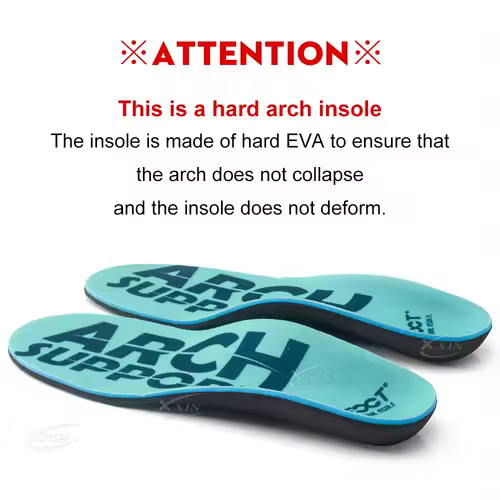 【Xxin】Arch Support Insole Orthopedic Insole Men Women Sport Shoe Insert Flat Foot Shoe Pad Size35-46 - Image 2