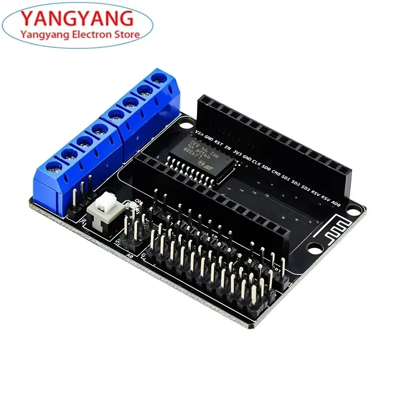 وحدة توسيع محرك NodeMCU 3.3 فولت من ESP8266 WIFI لوحة تطوير إنترنت الأشياء CP2102 لوحة درع لاردوينو