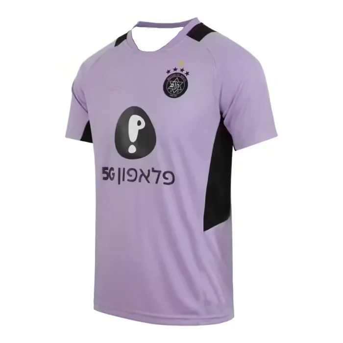 Camiseta Esportiva Masculina e Feminina Maccabi para a Temporada 2024/25, T-shirt de Musculação, Blusa 3D para Academia