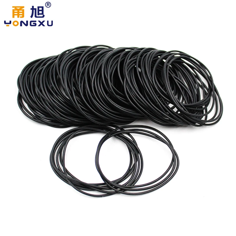 NBR O Ring Seal Gasket Thickness CS1.5mm OD4-125 Oil and Wear Resistant Automobile Petrol Rubber O-Ring Waterproof Black.-.