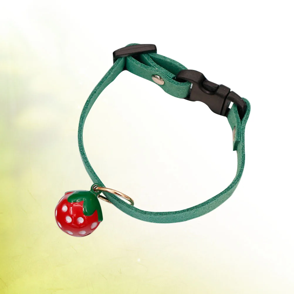 

Bell Collar Pet Kitten Dog Charms for Strawberry Cat Necklace Cute Girl Collars