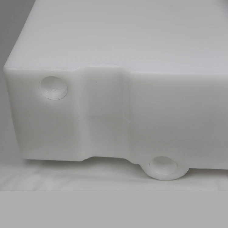 Weißer Wassertank, ungiftig, lebensmittelecht, PE, 30 l, Wohnmobil-Wassertank mit blauem Deckel, Wohnmobil-Wassertank