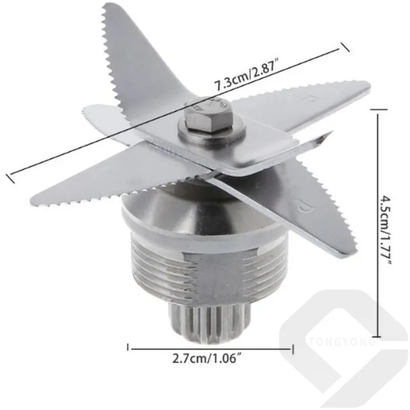 Нож с лезвием, совместимый с TWK TM 767 800 Jtc 767 800 biolomix t5200 gastrorag b020b Блендер Соковыжималка Запасные части Кухонный комплект