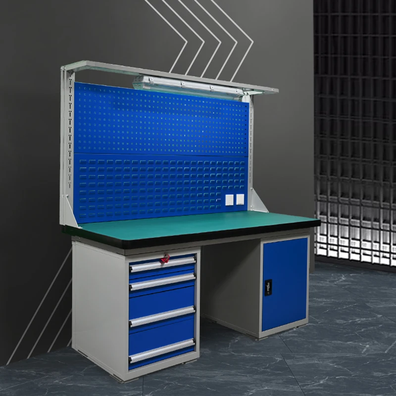 منضدة مختبرية صناعية من الفولاذ المقاوم للصدأ سهلة التجميع ومضادة للكهرباء الساكنة وخفيفة الوزن #4