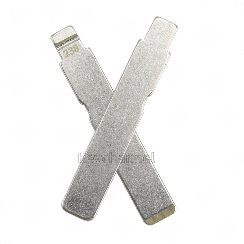 keychannel 10pcs 238# Car Key Blade Xhorse KD Remote Blank Smart Remote Key Blade for Hyundai AVANTE SONATA Elantra Kona Tuson