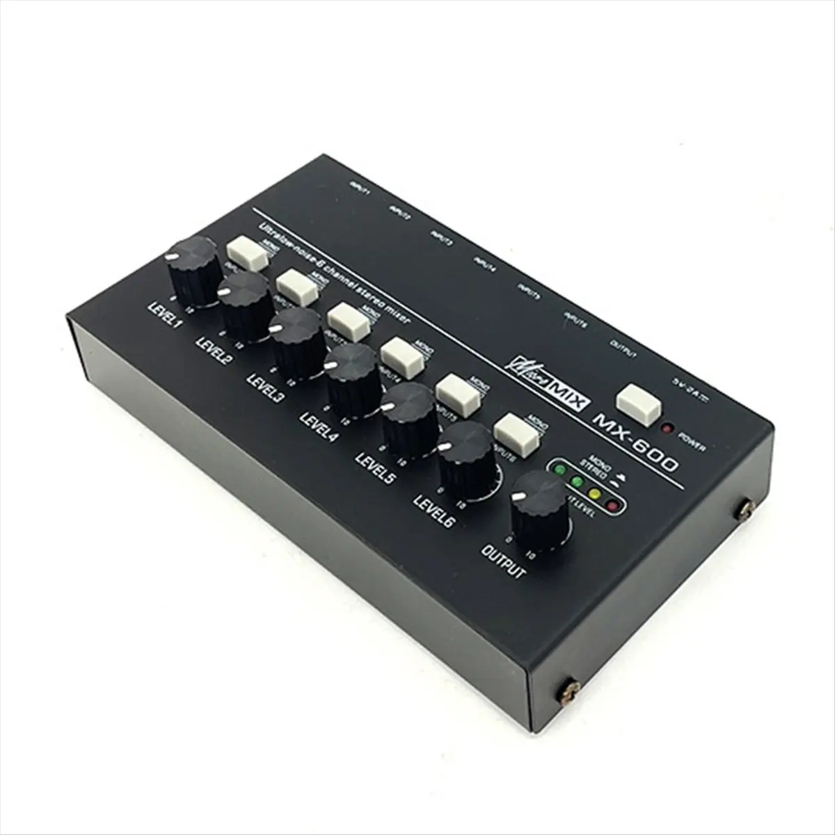 

6-канальный сверхмалошумящий стереолинейный микшер, мини-профессиональный звуковой микшер, источник питания 5 В постоянного тока, простой в эксплуатации аудиомикшер