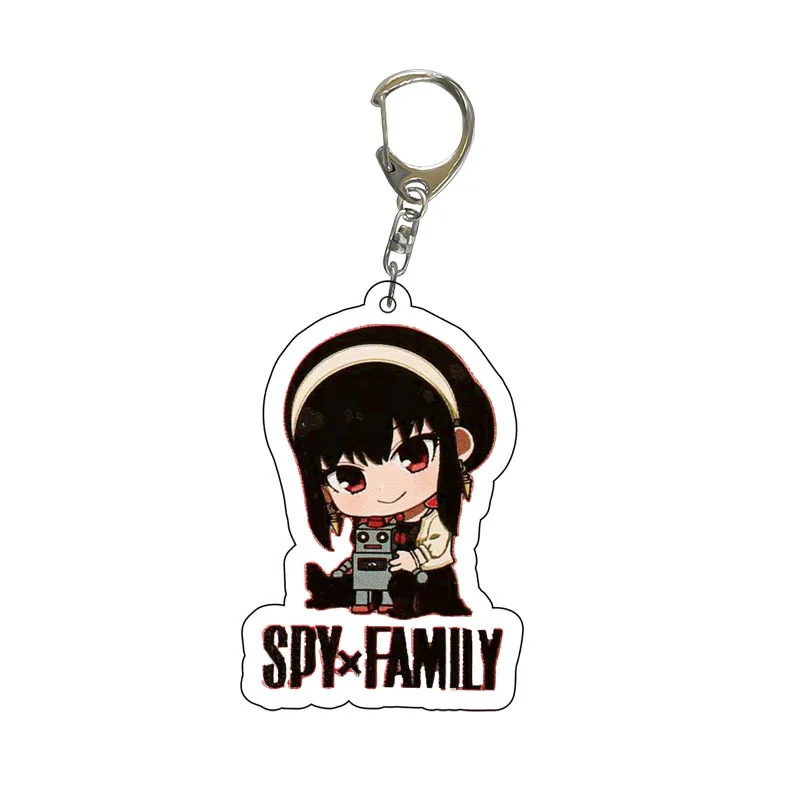 Spy x Family Acrylic Keychain Anime Merchandise Loid Forger Anya Yor Forger Cosplay Accessories Gift for Fans Collection Cute view 4
