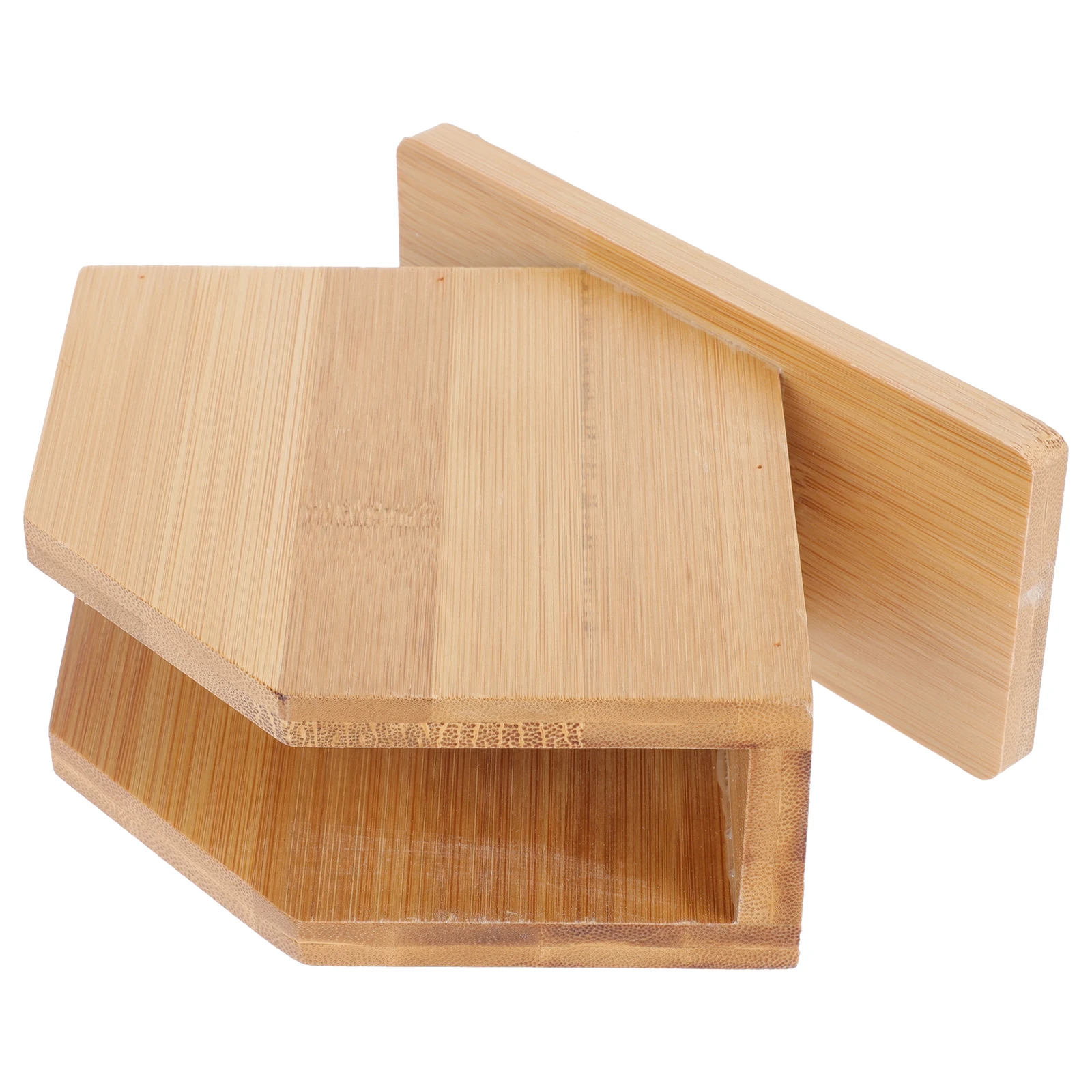 

Bamboo Tissue Box Holder Large Size Napkin Rack Color Coffee Shop Accessory Household Organizer Storage Solution Elegant