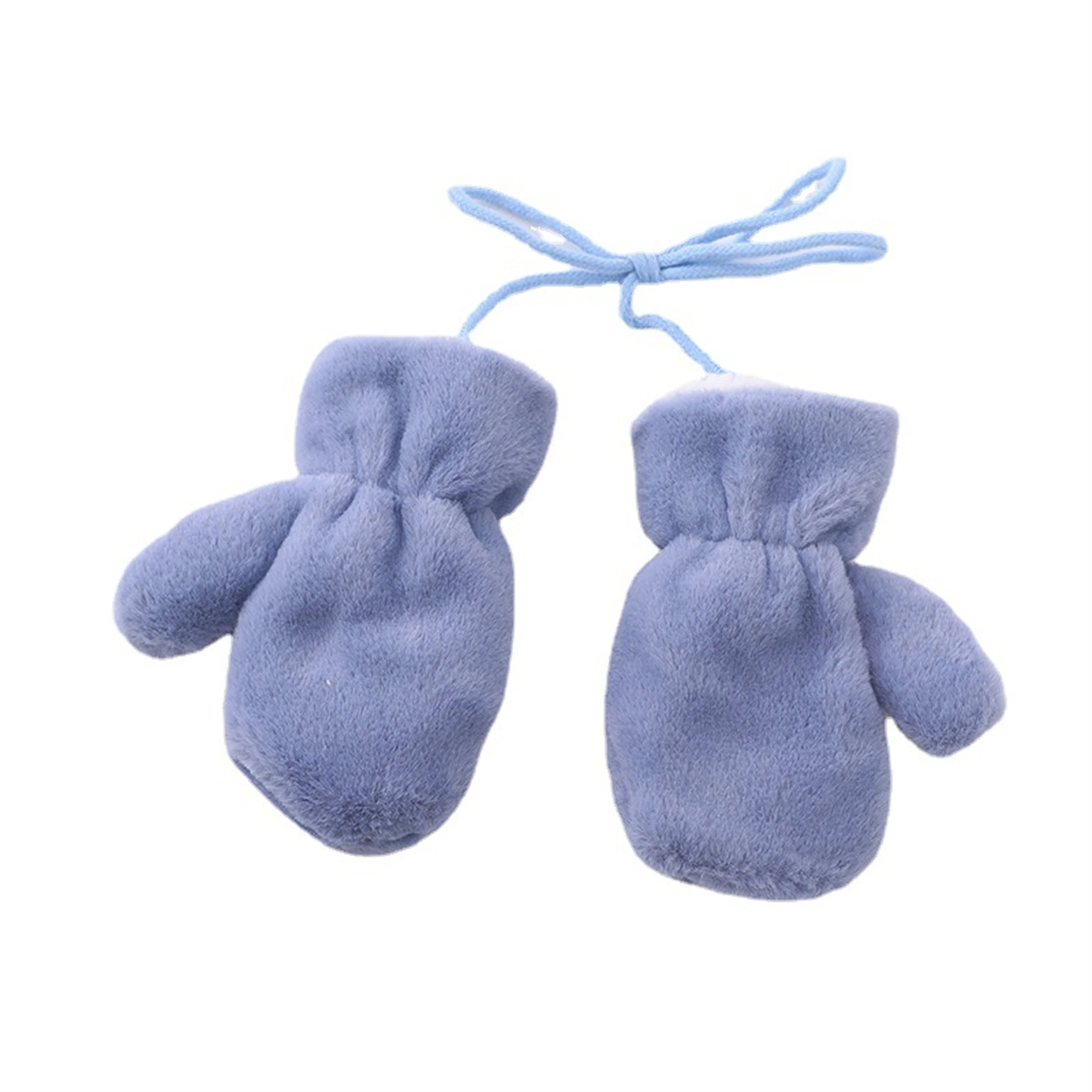 

Children's gloves for winter warmth, G-shaped plush, soft, and cute fashion gloves for boys and girls with cute and fun fingers