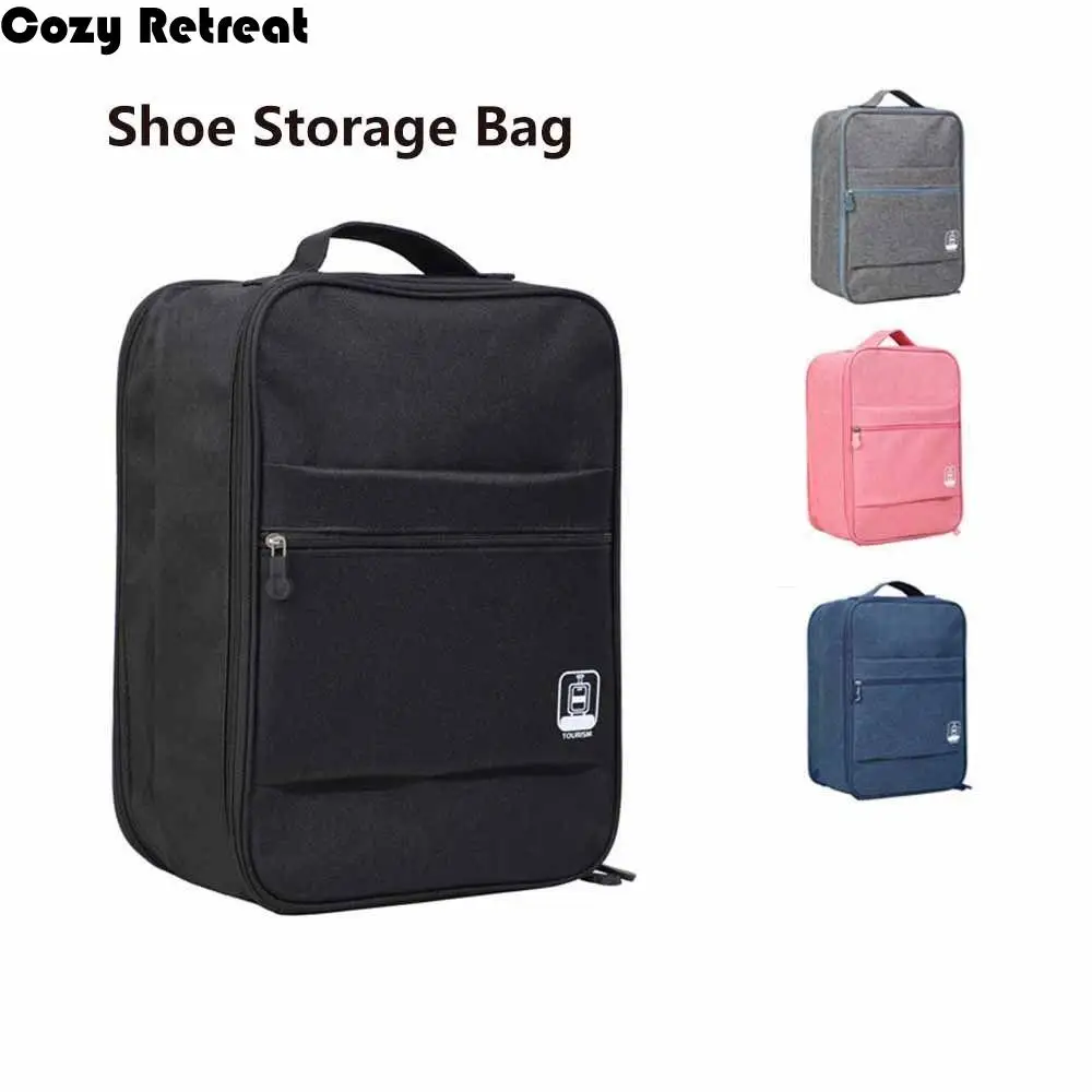 

Portable Waterproof Shoe Storage Bags Large Capacity Space-saving Shoes Packaging Pouch Breathable Hanging Shoe Organizer Travel