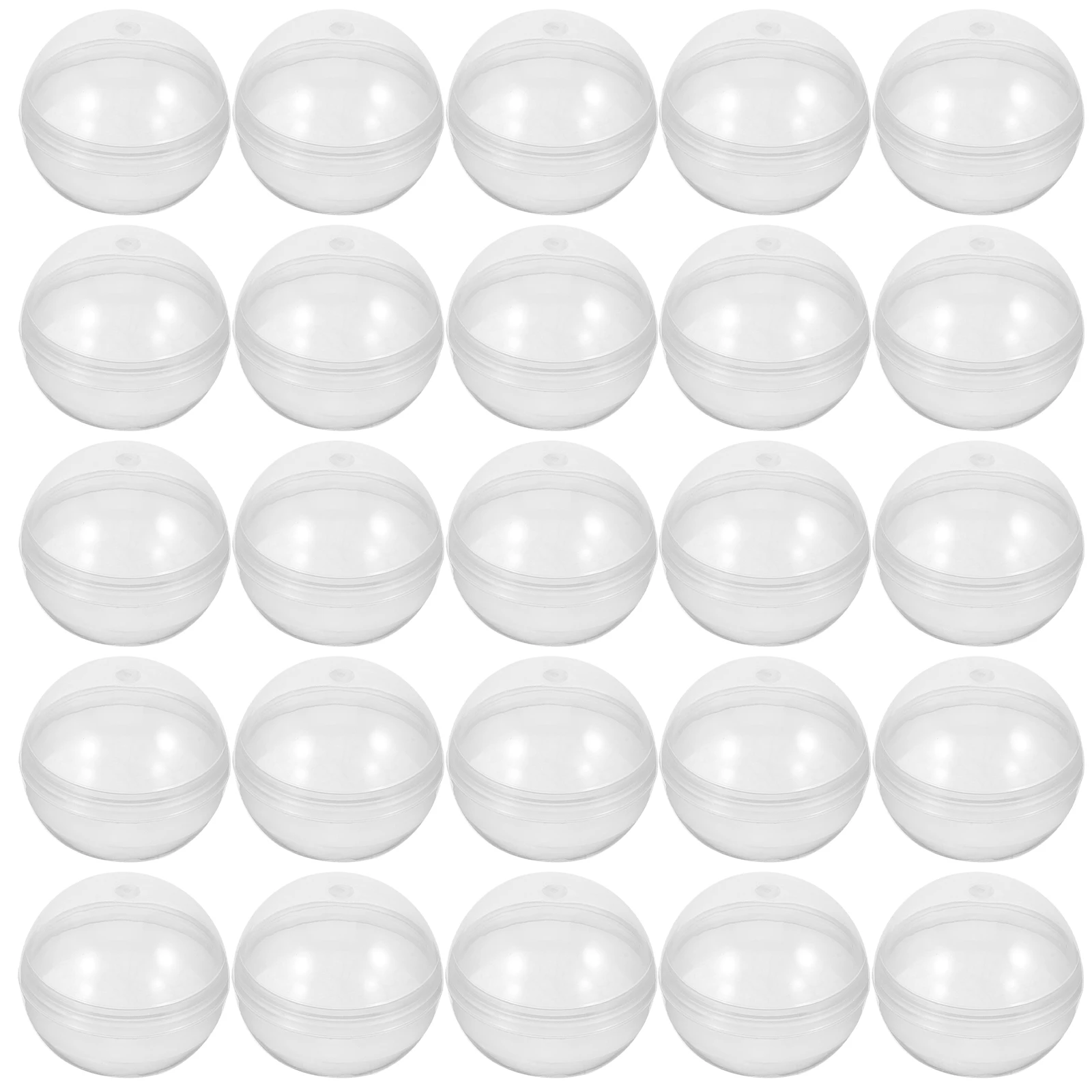 100Pcs 2.8cm/3cm Clear Plastic Balls Gumball Machine Capsules Balls Desktop Claw Toy Baby Vending Machines Ornaments Kids