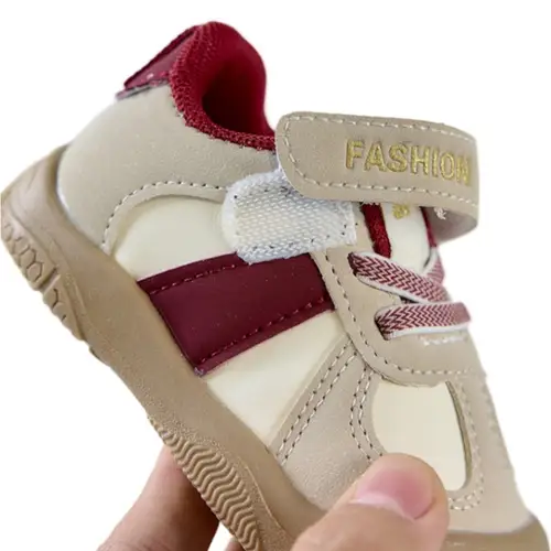Children's sports shoes autumn new item men's women's Baby bnon slip casual versatile leather surface soft sole running shoes - Image 3