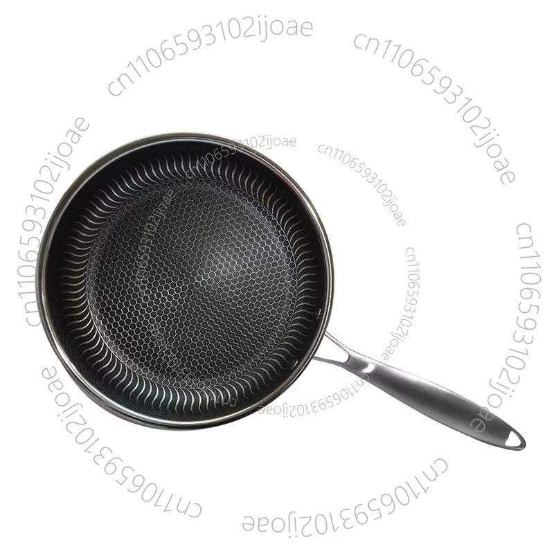 Kitchen's indispensable 11-inch pan Hexlad Honeycomb Triple Stainless Steel Non-Stick Pot