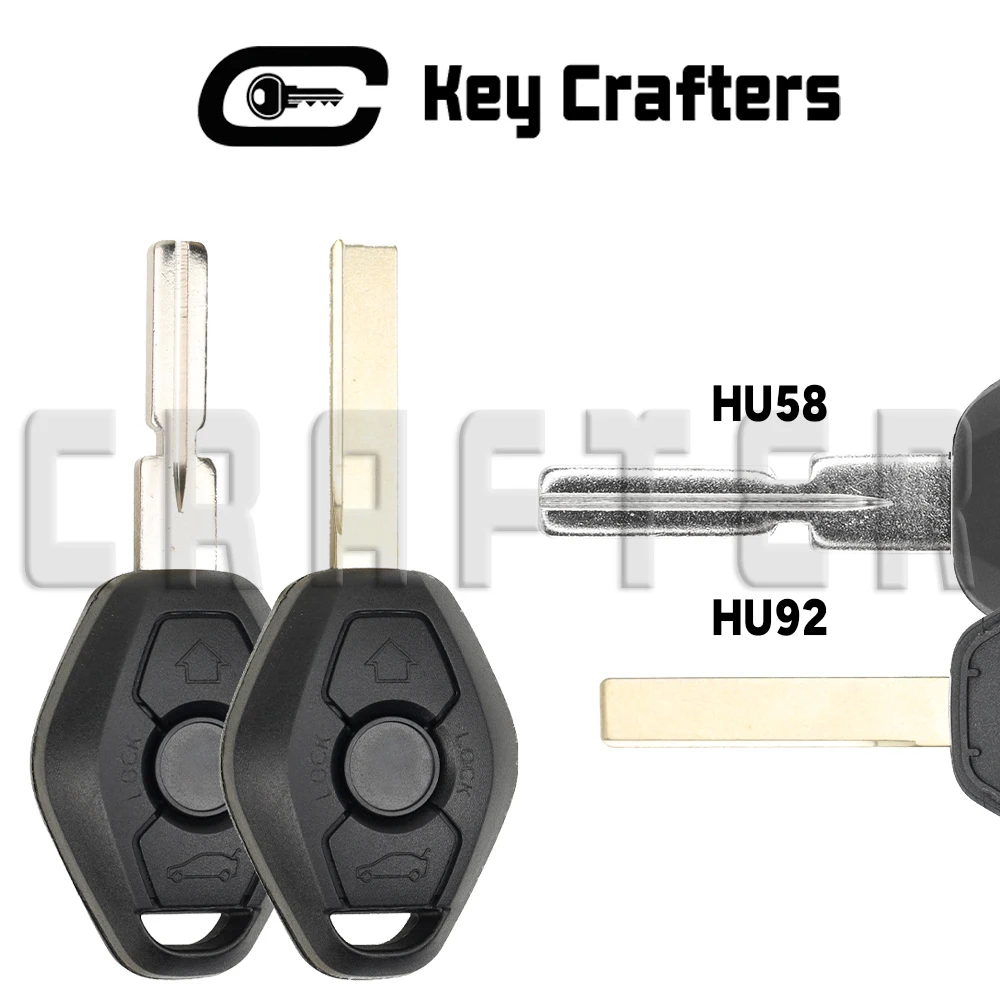 Crafters With Cutting Service Replacement Shell Case For BMW E Series Blade HU58/HU92 E38 E39 E46 X3 X5 Z3 Z4 1/3/5/7 Series
