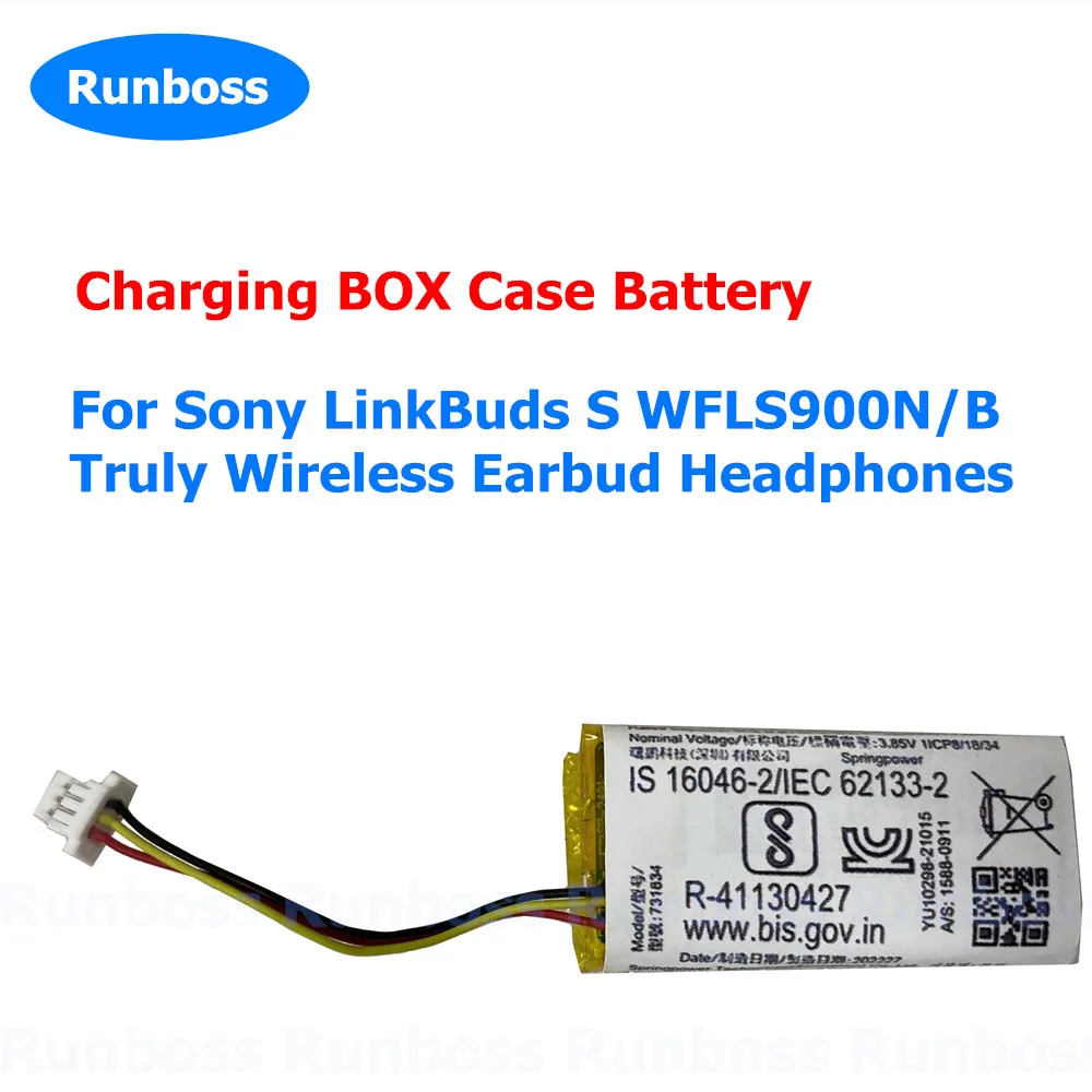 731834 Charging Box Battery For Sony LinkBuds S WFLS900N/B Truly Wireless Earbud Headphones Charging Case