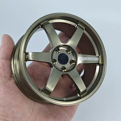 10 Cm Muscle Car Rim Model High Quality Personality Unique Creative Car Modified Calipers Brake Disc Wheel Tire G025 Black