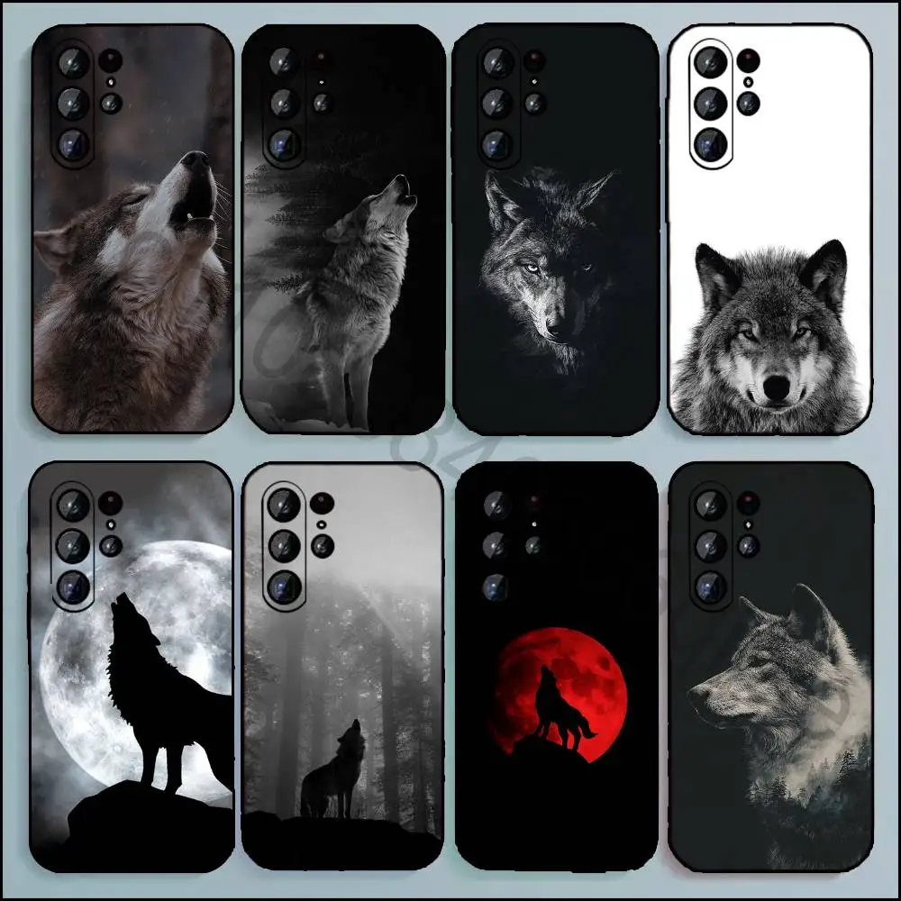 Wolf   Phone Case For Samsung Galaxy A13,21s,22,31,32,52,53,71,80,A91 Soft Black Cover