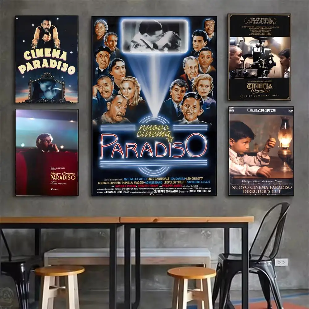 Poster Wall Art Print, Aesthetic Room Decor, Modern Home Decor, Removable Print Moive C-Cinema Paradiso