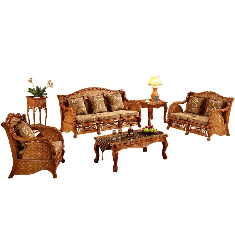 

Rattan sofa, combination living room, rattan sofa, combination rattan sofa