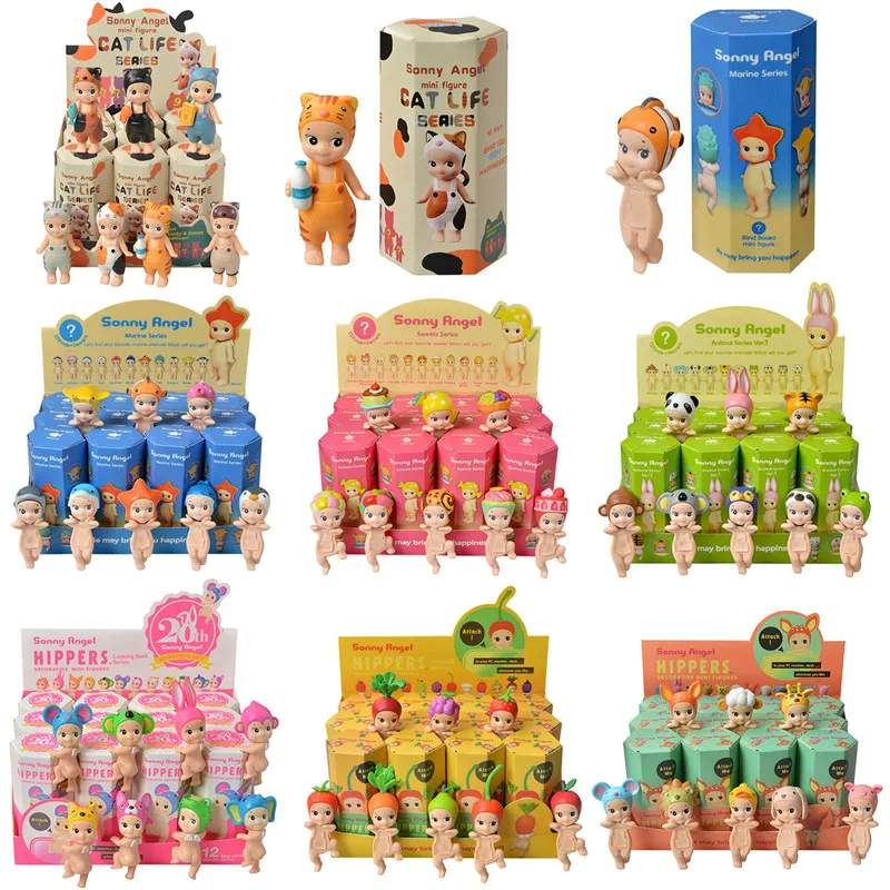Sonny Angel 20th Anniversary Harvest Series Blind Box Fruit Vegetable Anime Figures Dolls Ornaments Fans Children Gift