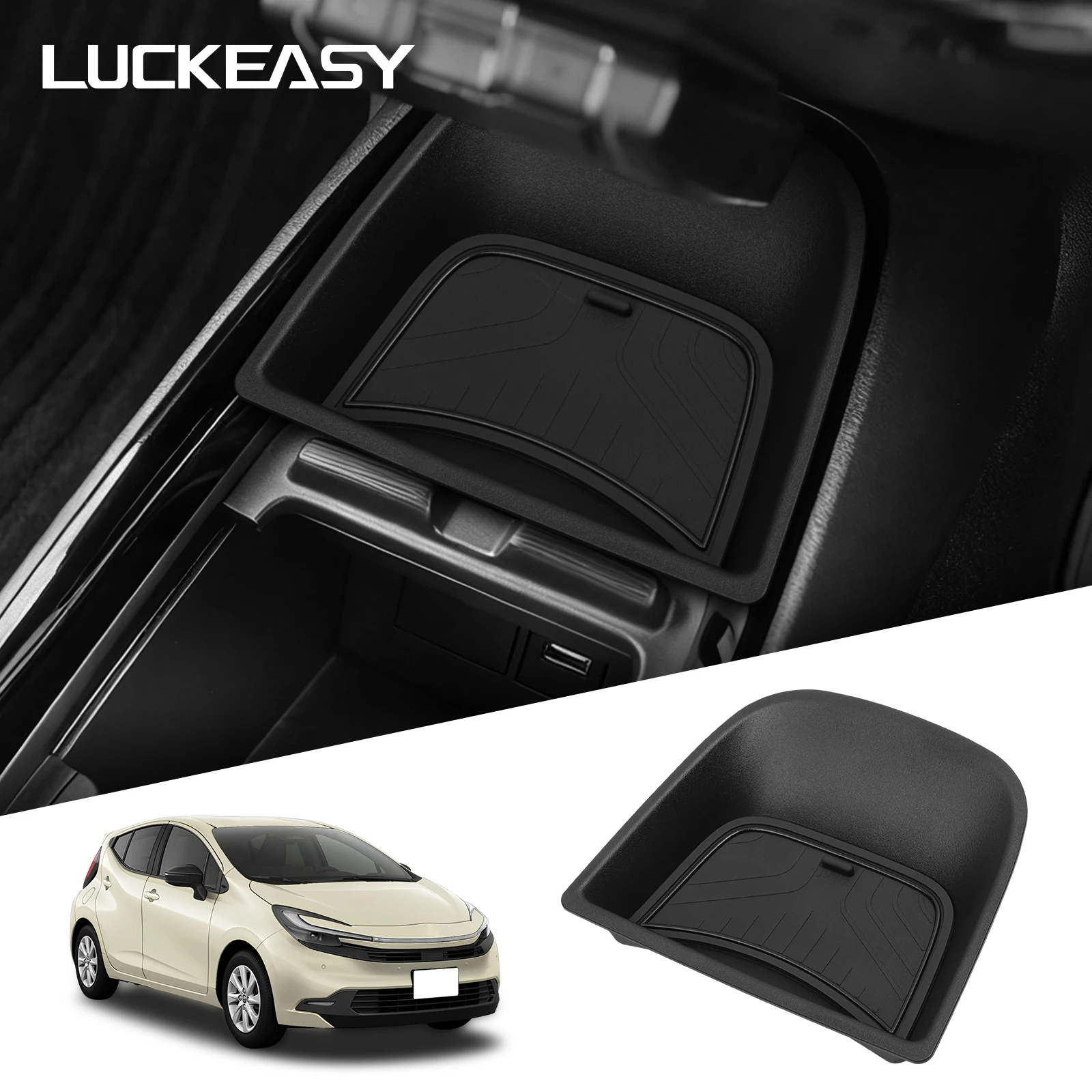 لتويوتا أكوا 2021-2025 صندوق تخزين السيارة اكسسوارات السيارات الداخلية وحدة التحكم المركزية ترتيب المنظم حقيبة للتخزين صينية #1