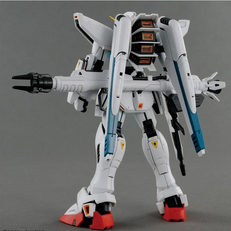 Bandai gundam modelo kit mg anime figura 1/100 gundam f91 ver 2.0 figuras de ação genuíno móvel robô gunpla brinquedos para crianças