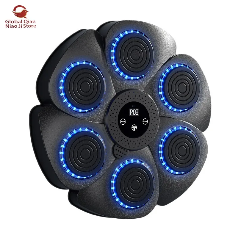 Smart Music Boxing Machine, Household Shock-Absorbing Boxing Wall Target for Exercise, Fitness Boxing Training Equipment