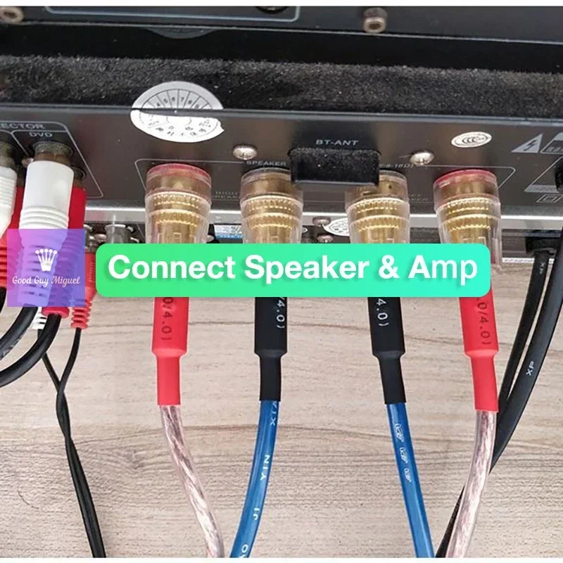 HIFI Speaker Cable with 4mm Banana Head for Audiophile Speaker and Amplifier Interconnect Cable Cord (single cable)