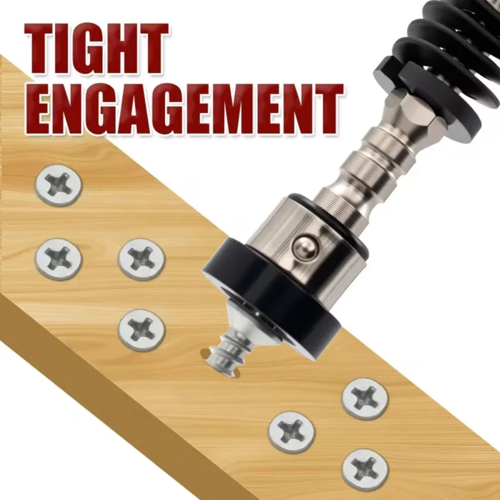 Spring-Loaded Positioning Screwdriver Bits PH2 Magnetic Stop Screws Locating Batch Head Drilling Tool For Power Drills