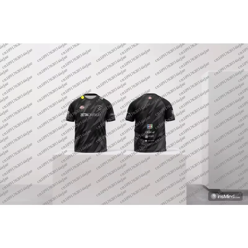 

2025 E-Sports Zeta Division Team jersey Identity V Short-Sleeved Tshirt Men Women Summer Top Oversized Quick-DryingClothsCasual