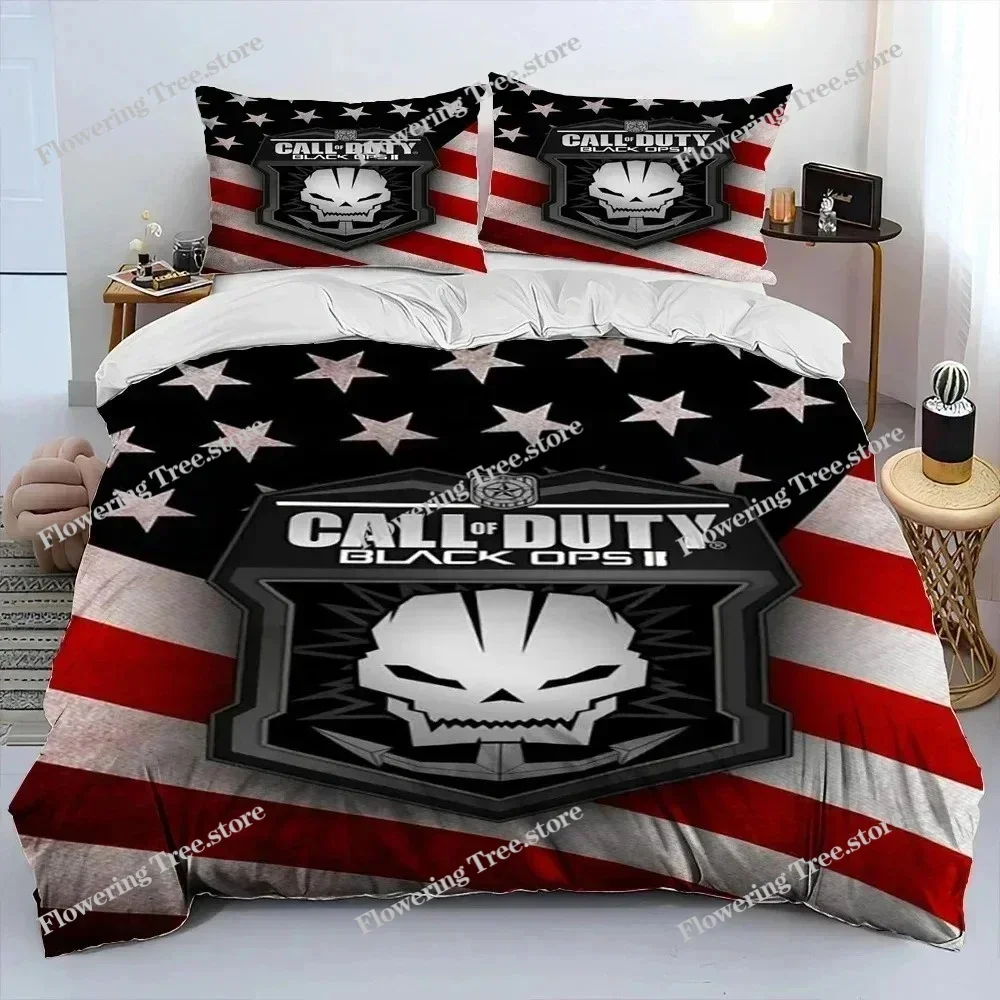 

3D Print Game Call of Duty COD Bedding Set Duvet Cover Bed Set Quilt Cover Pillowcase Comforter king Queen Size Boys Adult