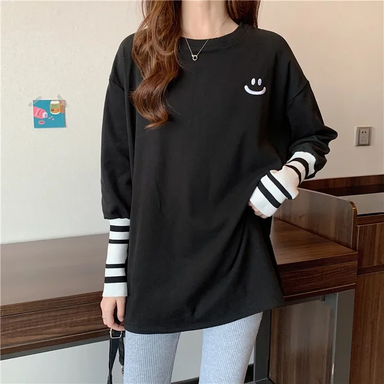 Ay8252 2020 spring summer autumn new women fashion casual woman t-shirt lady beautiful nice Tops female long sleeve tops