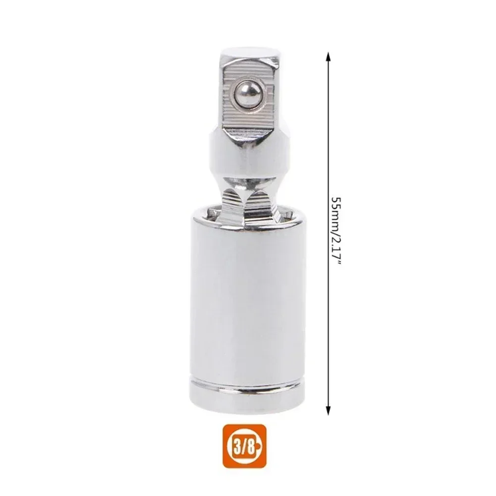 Universal Joint 360-Grad Ratsche Winkel Verlängerung Bar Buchse Adapter Ratsche Buchse Konverter Hülse Kopf Adapter 1/4 "3/8"