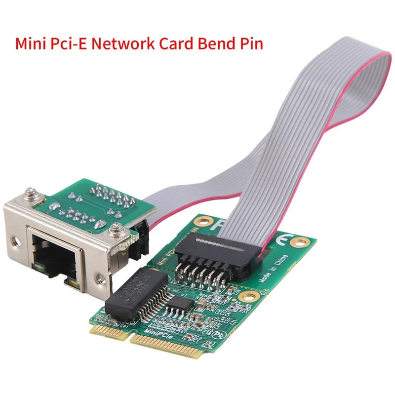 Network Card Bent Pin Gigabit Single Port Server Network Card I210AT Chip GBE Ethernet RJ45 Network Card